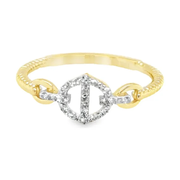 Geometric Diamond Link Ring