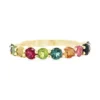 Multicolor Gemstone Band Ring