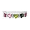Heart Tourmaline Diamond Ring