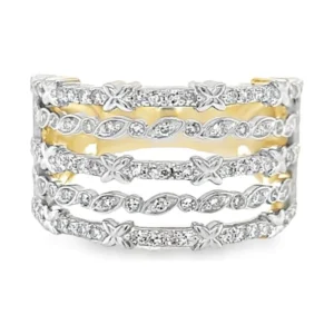 Multi Row Diamond Ring