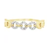 Circle Link Diamond Ring