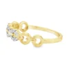 Circle Link Diamond Ring