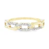 Diamond Chain Link Ring