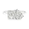 Baguette Round Diamond Ring