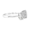 Baguette Round Diamond Ring