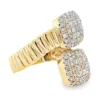 Bypass Diamond Cluster Ring
