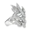 Diamond Leaf Statement Ring