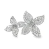 Floral Diamond Cluster Ring