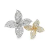Floral Diamond Cluster Ring