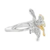 Floral Diamond Cluster Ring
