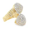 Bypass Diamond Fashion Ring