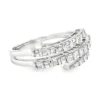 Baguette Diamond Coil Ring
