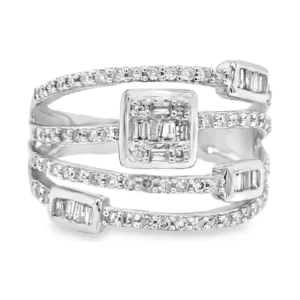 Multi Band Diamond Ring
