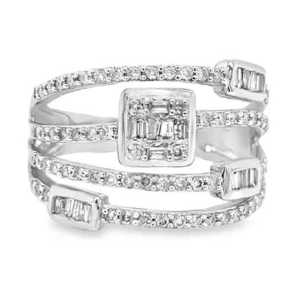 Multi Band Diamond Ring