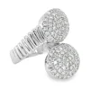 Pave Dome Bypass Ring