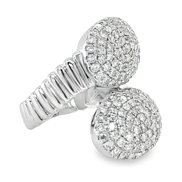 Pave Dome Bypass Ring