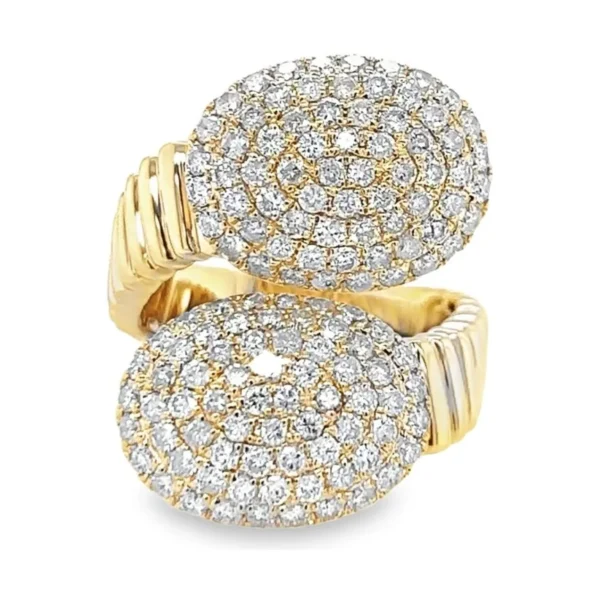 Double Pavé Disc Ring