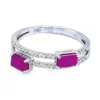 Ruby Diamond Band Ring