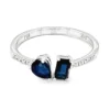 Sapphire Open Cluster Ring