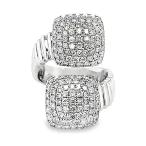 Double Cushion Diamond Ring