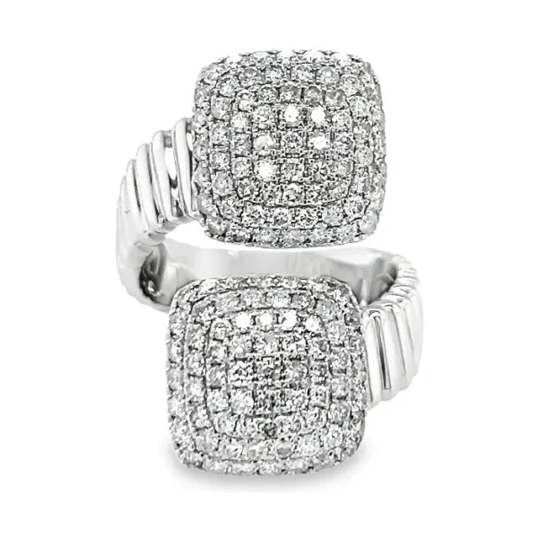 Double Cushion Diamond Ring