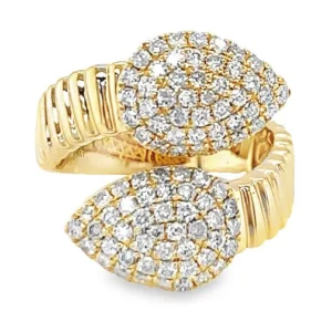 Bypass Diamond Fashion Ring