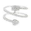 Spiral Diamond Bypass Ring