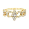 Diamond Cluster Link Ring