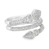 Diamond Bypass Snake Ring