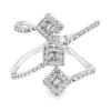 Geometric Diamond Fashion Ring