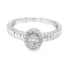 Diamond Cluster Halo Ring