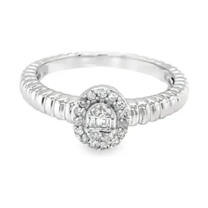 Diamond Cluster Halo Ring