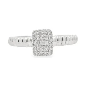 Diamond Cluster Ring