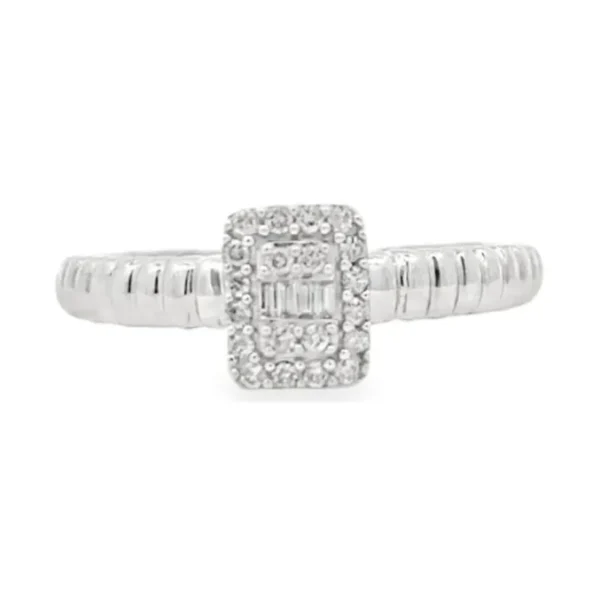 Diamond Cluster Ring