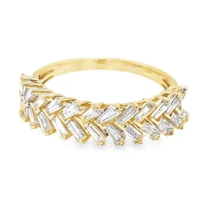 Baguette Diamond Fashion Band