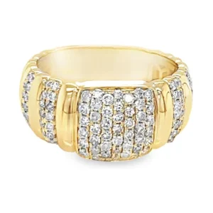 Pave Diamond Wide Ring