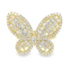 Diamond Butterfly Fashion Ring