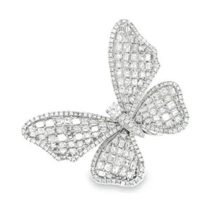 Diamond Butterfly Fashion Ring