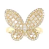 Diamond Butterfly Fashion Ring
