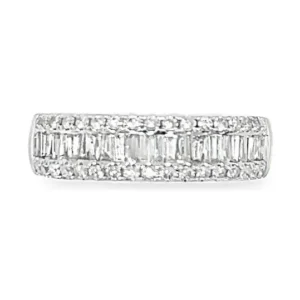 Baguette Diamond Fashion Band