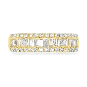 Baguette Diamond Fashion Band