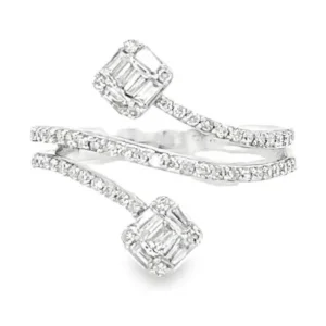 Bypass Diamond Fashion Ring