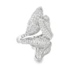Diamond Leaf Fashion Ring