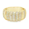 Diamond Wide Fashion Band