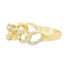 Diamond Chain Link Ring