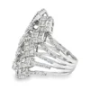 Geometric Diamond Fashion Ring