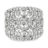 Wide Diamond Band Ring