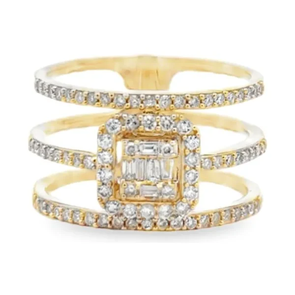 Multi Band Diamond Ring