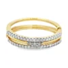Multi Row Diamond Band Ring