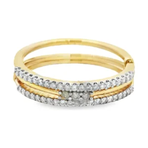 Multi Row Diamond Band Ring